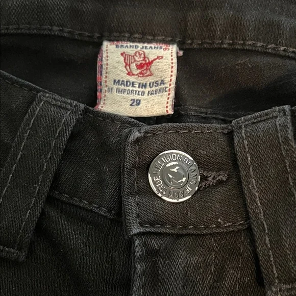 True Religion Black Skinny Jeans